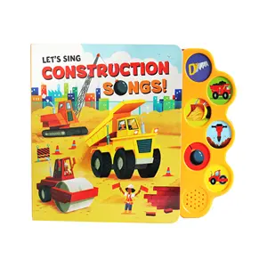 Children English Talking Cover Construct Kids Programmable Sound Push Button Baby Learn Cartoon Toy Board Electronic Audio Books