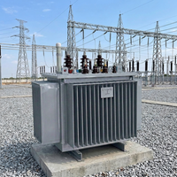 Transformateur de puissance toroïdal immergé dans l'huile triphasé 1600 kVA, 50 Hz, entrée 35 kV, sortie 380 V, 1,6 MVA