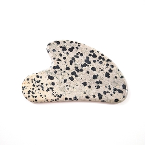Huiying-productos para el cuidado, piedra de doble cabeza, <span class=keywords><strong>Jaspe</strong></span> Dálmata, corazón gua sha - Product Image 5