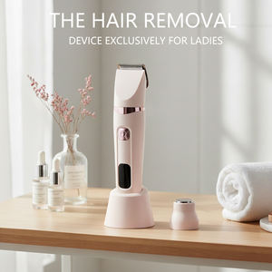 Afeitadora Eléctrica <span class=keywords><strong>para</strong></span> Hombres y Mujeres - Recortadora de Vello Corporal, Axilas y Partes Íntimas, Depiladora Impermeable USB de Plástico <span class=keywords><strong>para</strong></span> Uso Doméstico - Product Image 5