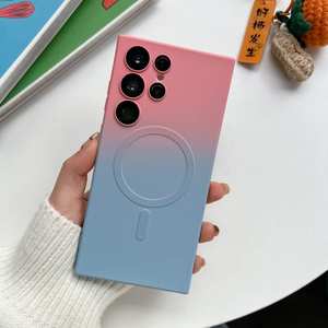 Funda Protectora de TPU Suave a Prueba de Golpes para Samsung S26, S26 Plus, S26 Ultra, Carga Inalámbrica Magnética Líquida, Cubierta con Degradado - Product Image 6