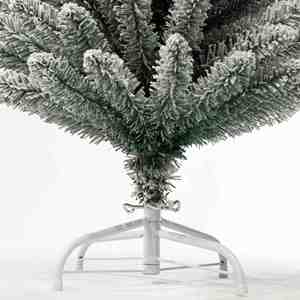Sapins de Noël floqués très demandés, 120-240 cm, blancs effet neige, pour décoration de Noël. - Product Image 2