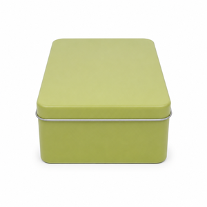 Custom Eco-Friendly Recyclable Long Rounded-Corner Rectangle Metal Tin <b>Box</b> Multi-Color Food Grade <b>Empty</b> Tin Cookie Mooncake <b>Gift</b> - Product Image 6