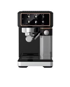 Machine à café expresso professionnelle multifonction 19 BAR LED en acier inoxydable noir - Product Image 5