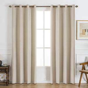 Panneau de rideau occultant à œillets <span class=keywords><strong>double</strong></span> face de luxe, prix d'usine, pour hôtel - Product Image 2