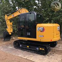 Mini-excavatrice hydraulique CAT 307E2 307 307E de 7 tonnes, d'occasion, robuste, longue durée de vie, pour la pose de pipelines et les travaux d'ingénierie rurale