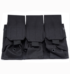 Chaleco Táctico Molle para Airsoft, Bolsa de Combate, Accesorio de Camuflaje, Porta Cartuchos Rápido, Porta Municiones, Bolsas Triples para Munición - Product Image 2