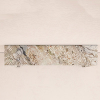 KUMUSI Table de couloir avec dessus en marbre de luxe Table console d'angle Décoration de salon Table console en marbre