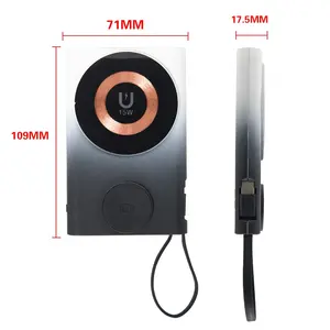 Multi Function Wireless Charger Portable Power Bank 3 In 1 Magnetic Powerbanks For Earphone For Iphone Charging