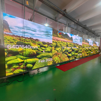 2025 Model pribadi baru P2.5 P2 P3.076 dinding Video LED warna penuh dalam ruangan 640x640mm layar panggung gereja untuk konferensi diskon besar-besaran
