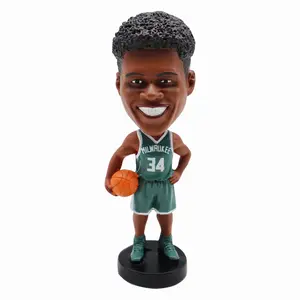 Celebrity Shiba Inu Personalizado Middelvinger Gepersonaliseerde Pratende Zwarte Nba Mascotte Dropshipping Custom Bobblehead