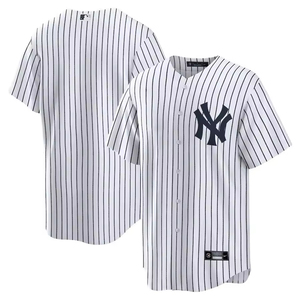 Uniforme de Béisbol Transfronterizo <span class=keywords><strong>Yankees</strong></span> Blanco de Local para <span class=keywords><strong>Hombre</strong></span>, Personalizable para Jugador, Deportivo, para Correr, Entrenamiento, Transpirable e Impreso - Product Image 5