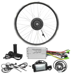 Holesale-Kit de bicicleta eléctrica, motor de buje de 1kW, velocidad rápida