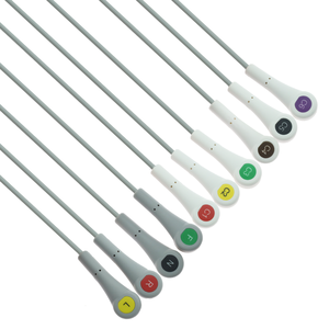 Compatibel met <span class=keywords><strong>GE</strong></span> Marquette MAC 400 <span class=keywords><strong>EKG</strong></span>-kabel Mac800 IEC Snap 10-afleidingen één-delige <span class=keywords><strong>EKG</strong></span>-kabel voor ziekenhuisgebruik - Product Image 2