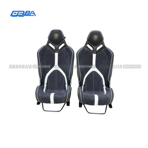 A bajo precio disponible, asiento de carreras de fibra de carbono seco blanco personalizable para Lamborghini LP700 Aventador SVJ - Product Image 5