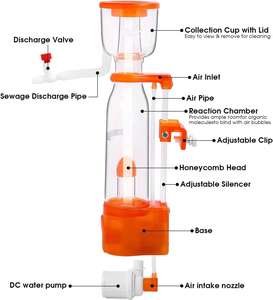 SQ70 PLUS Plastic Eiwitafschuimer voor Nano Visbakken Zoetwater & Riffaquariums Huisdieren Vis en Waterdieren - Product Image 2