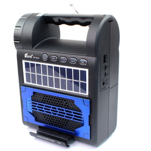 Fp25-S de luz Solar con <span class=keywords><strong>Amfm</strong></span>, 3 bandas de Radio con Mp3, tarjeta inteligente Usb, Panel Solar externo, antorcha de 50W - Product Image 5
