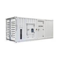 Générateur diesel silencieux à refroidissement par eau EPA Tier 4 1500 tr/min/1800 tr/min, installation rapide, hors réseau, pour usine industrielle
