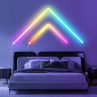 Tuya WIFI Glide – applique murale intelligente et vivante, multicolore, synchronisation de la musique, décoration de la maison, barre lumineuse LED, Streaming, effets de lumière dynamiques