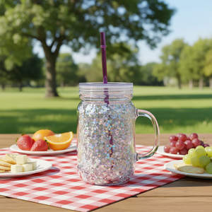 Gobelet réutilisable personnalisé 20 oz, gobelet à neige, gobelet en plastique créatif, <span class=keywords><strong>mug</strong></span> à café avec poignée - Product Image 6