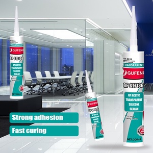 GP acetic rõ ràng Silicone sealant trong suốt keo dính cho xây dựng da đóng gói nhựa <span class=keywords><strong>Epoxy</strong></span> dựa có sẵn - Product Image 1