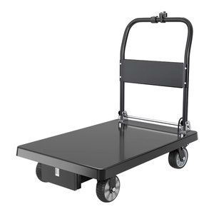 150-250KG Foldable 4 Wheel Heavy Duty Platform <strong>Trolley</strong> with Swivel Wheels for Cargo Moving - Product Image 3