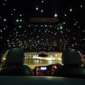 Lampu Interior Mobil Serat Optik Led, 12VDC Berubah Warna
