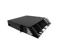 Coffret de distribution optique (ODF) 2U 288 cœurs 288 ports 19 pouces monté en rack, haute densité, fabriqué en usine, MTP MPO