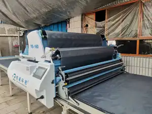 Mesin Tekstil sepenuhnya garmen mesin penyebar kain Otomatis pemotongan kain dengan mengemudi Servo penuh