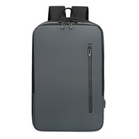 Ransel Unisex Supremee Tahan Air Kapasitas Besar Berkualitas Tinggi USB Ransel Bisnis Perjalanan Tersedia Stok Ransel Laptop Anti Maling