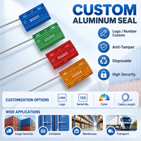Sceau de sécurité pour conteneurs ST-CS-HJ6 en alliage d'aluminium avec fil de verrouillage pour la logistique anti-effraction et le suivi
