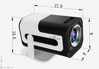 Goedkope Projector JY320 2GB 16GB Android 13 Smart Projector Decoding Amlogic T950S Home Theater Draagbare HD Projector