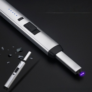 Encendedor Eléctrico a Prueba de Viento, Encendedor Recargable USB sin Llama con Bloqueo de Seguridad para Velas, Barbacoa, Camping - Product Image 1