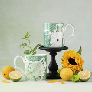 Service à café en porcelaine blanche de luxe Aowei avec assiette, ensemble thé et café de l'après-midi, tasse, assiette à fruits, ensemble de vaisselle - Product Image 3