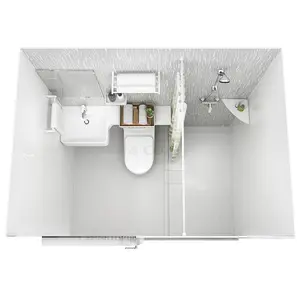 SMC 조립식 모듈 식 욕실 통합 욕실 포드