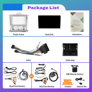 เครื่องเล่นวิทยุระบบแอนดรอยด์สำหรับรถยนต์ฟอร์ดโฟกัส2004-2011 <span class=keywords><strong>mt</strong></span>/at 2 DIN Quad OCTA-core ระบบนำทาง GPS CarPlay - Product Image 4