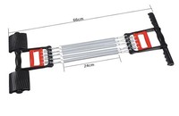 Élastique multifonctionnel réglable en acier au carbone durable pour l'entraînement à domicile des bras et des poignets