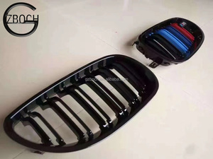 Accesorios de coche para <span class=keywords><strong>BMW</strong></span> <span class=keywords><strong>5</strong></span> series E60 2005 2006 2007 <span class=keywords><strong>2008</strong></span> 2009 kit de carrocería ABS rejilla de coche M color parrillas de listones dobles - Product Image 3