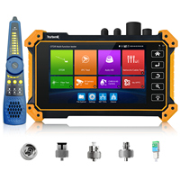 Testeur de fibre optique OTDR Rsrteng RSO-5510 1310/1550nm 28/26dB 150km avec Cartographie d'événements, RJ45, Traceur de câble TDR, PoE, WiFi, CVI, AHD, CVBS, CN