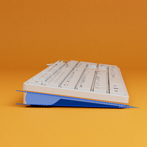 Teclado de oficina impermeable Universal económico K10, 104 teclas, teclado de diseño árabe con cable USB para ordenador de oficina - Product Image 5