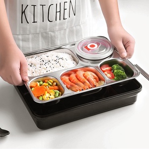 Boîte à <span class=keywords><strong>bento</strong></span> ronde isotherme et hermétique pour adultes, en PP et acier inoxydable, 1-3L, compatible micro-ondes, pour la rentrée scolaire, avec coffret cadeau - Product Image 5