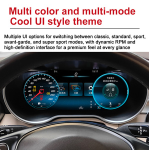 Panel de Instrumentos LCD STWEI y Pantalla Digital Android de 12.3 Pulgadas con Carplay para Mercedes Benz Clase <span class=keywords><strong>GLC</strong></span>/C W205 2015-2019 - Product Image 5