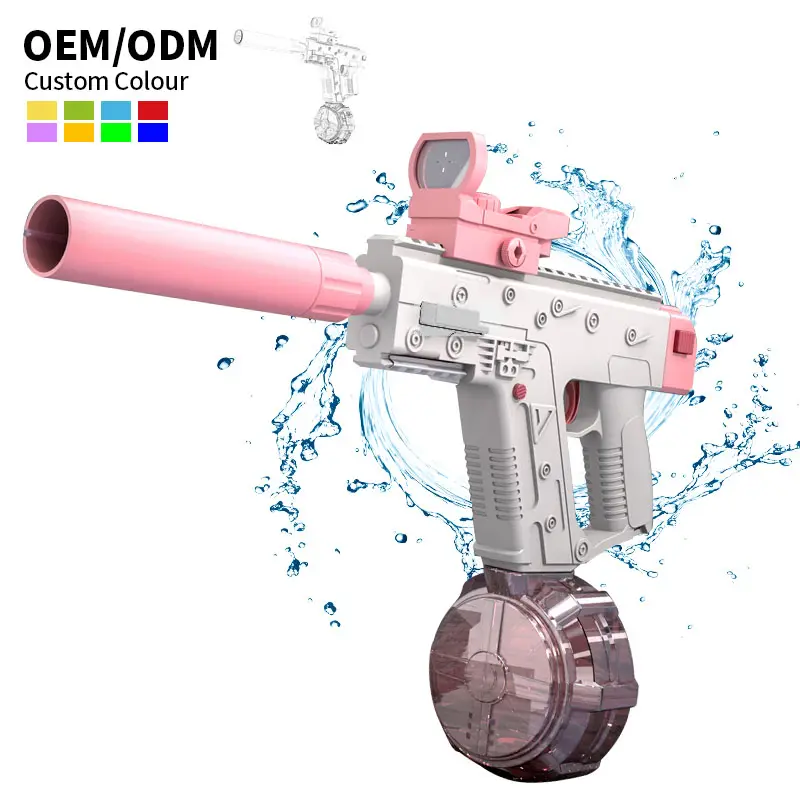 Pistola de agua de alta capacidad Zhorya, juguete para juguetes de verano, pistolas de chorro automáticas