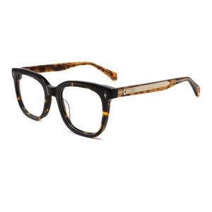 Modello 240041 quadrato acetato montatura ottica Vintage acetato occhiali da vista logo personalizzato montatura Ready Stock occhiali <span class=keywords><strong>l</strong></span> retrò - Product Image 3