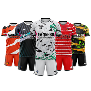 Uniformes de Fútbol Personalizados Profesionales, Camisetas de Fútbol para Partido, Jersey de Fútbol con Corte Automatizado - Product Image 2