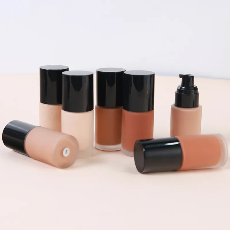 Full Coverage Liquid Skin Foundation Makeup Hydrating Vegan Super Waterproof Stay 24 Full Coverage Face Foundation