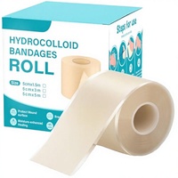 Rouleau d'hydrocolloïde médical imperméable, matière première pour pansements d'acné, de ampoules et de plaies, taille OEM, certifié CE/ISO, Classe I