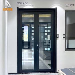 Modern Style Coastal Home Entry <strong>Doors</strong> Premium Hurricane-Resistant Double Glass Aluminum Swinging Exterior Shutters - Product Image 1