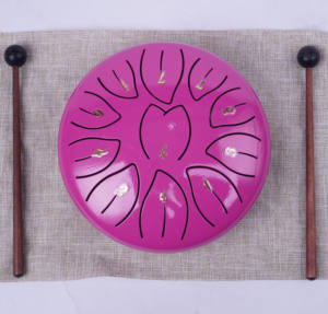 โรงงานรับผลิตกลองลิ้นเหล็ก 6 นิ้ว 11 เสียง สีม่วง พร้อมบริการสกรีนโลโก้ตามแบบที่ต้องการ เป็นของขวัญแปลกใหม่ - Product Image 4