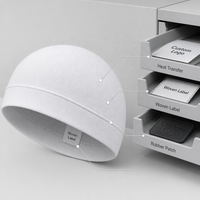 Bonnet de cyclisme en polyester à motif personnalisé ODM, sous-casque, bonnet ajusté anti-transpiration en tricot extensible, bonnet de cyclisme